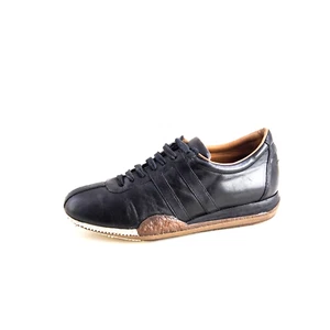 Bally Free Low Sneakers Trainers Black Leather Womens Shoe Size EU 36 US 6 - Picture 1 of 10