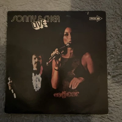 Sonny & Cher - Sonny & Cher Live - Original Live Album UK Vinyl (1971) VG+ - Image 1 of 4