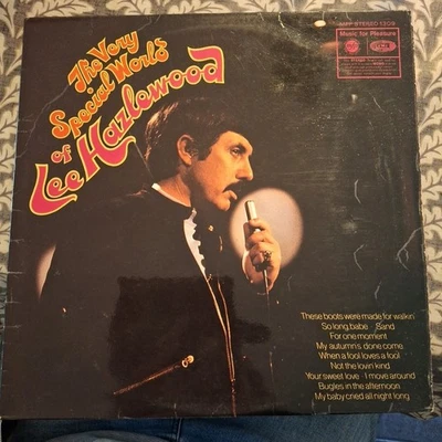 LEE HAZELWOOD "THE VERY SPECIAL WORLD OF " REISSUE VINYL LP 1969 - Image 1 of 4