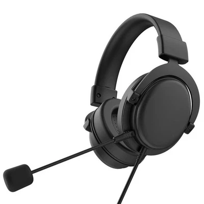 HANSEATIC Gaming Headset ST-GH823 abnehmbares Mikrofon Kopfhörer für PC PS4 PS5 - Bild 1 von 4
