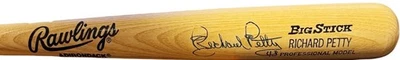 Murciélago Modelo Personal Rawlings/Adirondack Firmado por Richard Petty - Certificado de Autenticidad - The King/NASCAR Foto 1 de 3