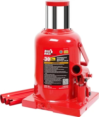 Hydraulic Bottle Jack 30 Ton Alloy Steel Low Profile Heavy Duty Foto 1 de 4