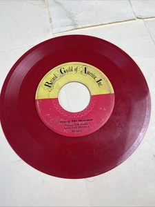 Arizona Cliff Martin FROSTY THE SNOWMAN 1953 7” RED VINYL 45 Record Guild FF 166 - Imagen 1 de 5