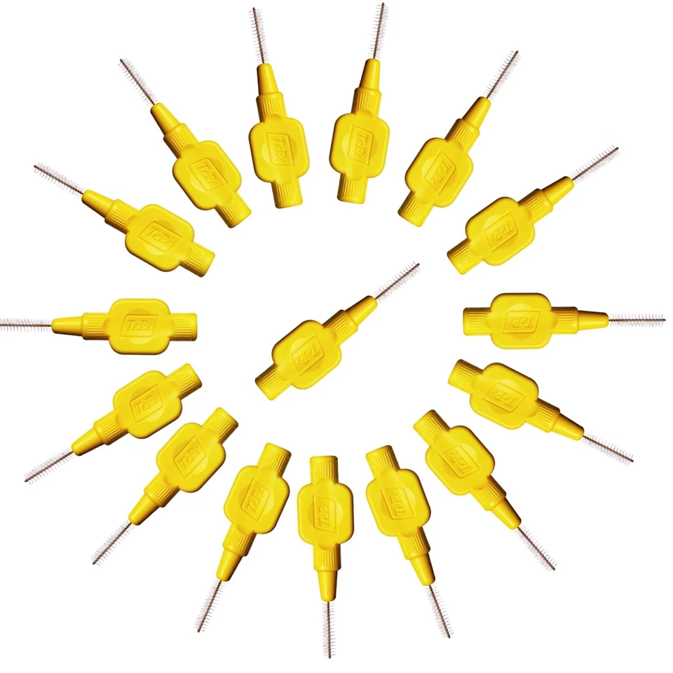 TePe 0,7mm Interdentalbürsten - Gelb, 8 Stück