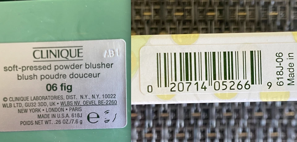 Clinique Soft-pressed Powder Blusher Face Blush 06 Fig