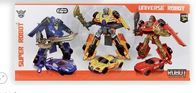 Universe Robot Transfomer Roboter 15cm 3er Set - Bild 1 von 3