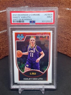 2023-24 Bowman University Chrome - 2007-08 Bowman Hailey Van Lith #07B-26 (RC) - Image 1 of 2