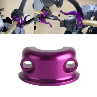 Media abrazadera de control de freno de embrague púrpura para Touring Dyna Softail Sportster Foto 1 de 4