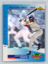 1993 Upper Deck Denny's Grand Slam Holograms #20 Juan Gonzalez NM