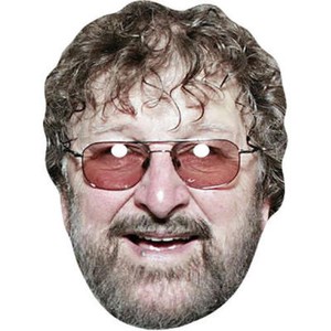 Chas Hodges - Chas & Dave Celebrity Card Face Mask - Ready To Wear - Fancy Dress