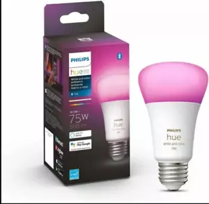 Philips Hue White Color 75W 1100 Lumen Smart Bulb W/O BOX 9290024687 latest gen - Picture 1 of 1