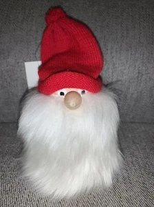 Swedish Christmas Tomte Hat white beard & big nose Swallings Sweden Decor Gnome - Picture 1 of 5