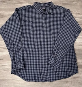 Patagonia Herren Flanell Hemd Bio Baumwolle blau kariert Knopfleiste Gr. XL - Bild 1 von 11