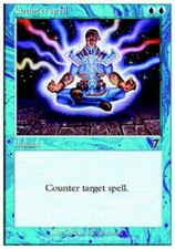 4x Counterspell ~ Moderately Played 7th Edition Seventh MTG Magic x4 4 UltimateM