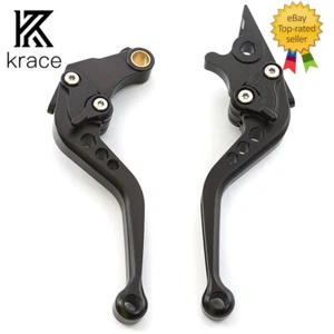 For Triumph 675 Street Triple 2008-2016 CNC Brake Clutch Levers Short Adjustable - Picture 1 of 11