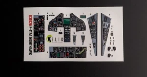 Kelik K32028 1:32 F-117A - Calcomanías 3D interiores tipo 2 para kit trompetero - Imagen 1 de 4