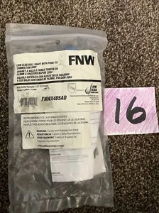 FNW Full Port Push-Fit Ball Valve Brass 200 PSI 1/2" FNWX485AD  - Picture 1 of 2