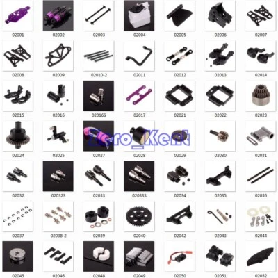 HSP 1/10 Model Car Spare Parts , Nitro/Electric, On-road/Off-Road, 02001-02052 - Image 1 of 2