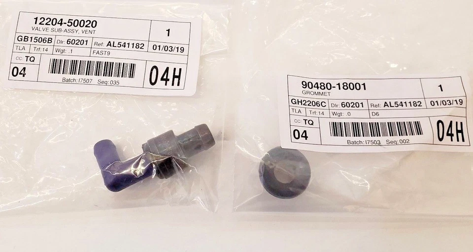 LEXUS OEM FACTORY PCV VALVE AND GROMMET ( 2002-2003 SC430 ) - Image 1 of 1