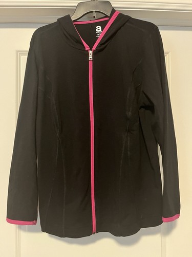 VETEMENTS FELPA CON CAPPUCCIO DONNA AVENUE NERA USATA IN OTTIME CONDIZIONI TAGLIA 14 16