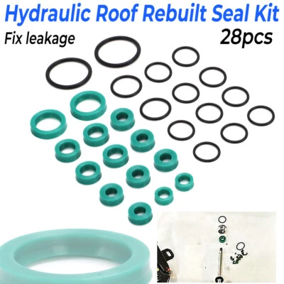 For Mercedes-Benz SL R129 All Cylinder Hydraulic Roof Rebuilt Seal Kit 1990-02 - Image 1 of 4