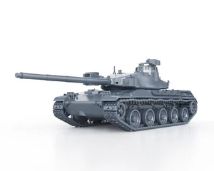 MODERN FRENCH - AMX 30 B2 TURRET - 1/56 1/72 1/87 1/100 3D PRINTED - Picture 1 of 4