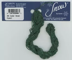 Caron Collection SNOW Shimmering Sparkles Filaments 10 Yds Each Your Choice - Picture 1 of 6