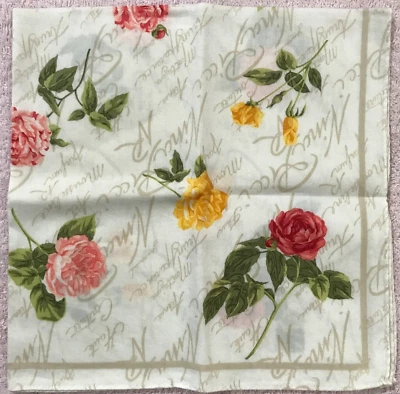 Nina Ricci 复古女式手帕玫瑰 — 第 1/4 张图片