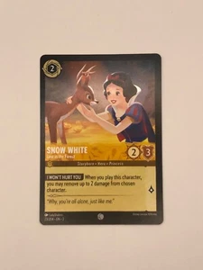 Disney Lorcana Rise Of The Floodborn 23/204 Snow White - Lost In The Forest - Picture 1 of 2