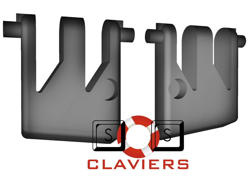 Corsair Vengeance K95 Tastatur Spare Ersatz Tilt Leg Ständer Foot Feet Satz - Bild 1 von 3