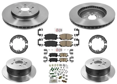 Rotores de freno de disco de carbono de alto rendimiento pastillas de freno para Lexus RX400H 2006 2007 2008 Foto 1 de 4