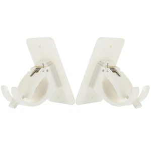 Juego de 2 soportes autoadhesivos para barras de cortina - Imagen 1 de 12