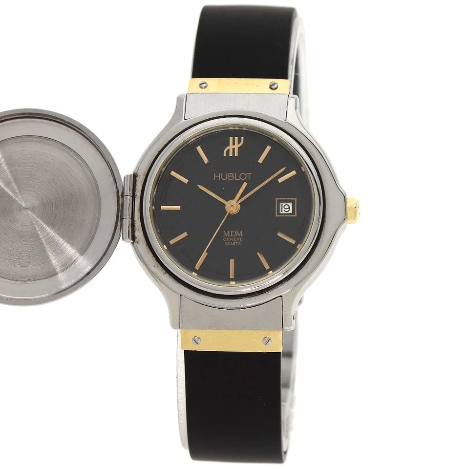 Relojes HUBLOT MDM Classic Hunter Case acero inoxidable/caucho damas Foto 1 de 4