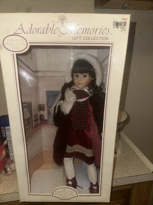 Muñeca porcelana adorables recuerdos colección vintage Foto 1 de 2