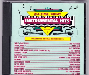 ALL-TIME GREAT INSTRUMENTAL HITS VOL 2, CD 1990, COZY COLE, T-BONES, LONNIE MACK - Picture 1 of 2