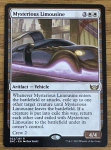 MTG Streets of New Capenna, Mysterious Limousine - Picture 1 of 1