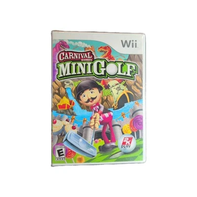 Carnival Games: Mini-Golf COMPLETE CIB (Nintendo Wii, 2008) New Sealed - Image 1 of 2