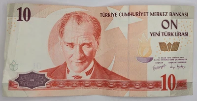 ND (2005) Turkey 10 New Lira Banknote - P#218 - Image 1 of 4