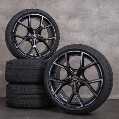 Audi RS3 Winterräder 19 Zoll 8Y RS Felgen 8Y0601025BP 8Y0601025BQ schwarz - Bild 1 von 4