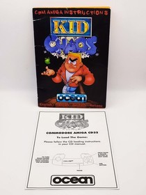 1994 AMIGA CD 32 VIDEO GAME - OCEAN KID CHAOS INSTRUCTION MANUAL & LEAFLET ONLY