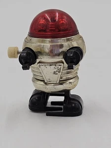 Vintage Tomy Rascal Robots Lost in Space Wind-Up Toy WORKS 1977 Silver Black B - Bild 1 von 6