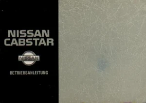 NISSAN CABSTAR F23 manual de instrucciones 1992 manual de instrucciones manual BA - Imagen 1 de 1