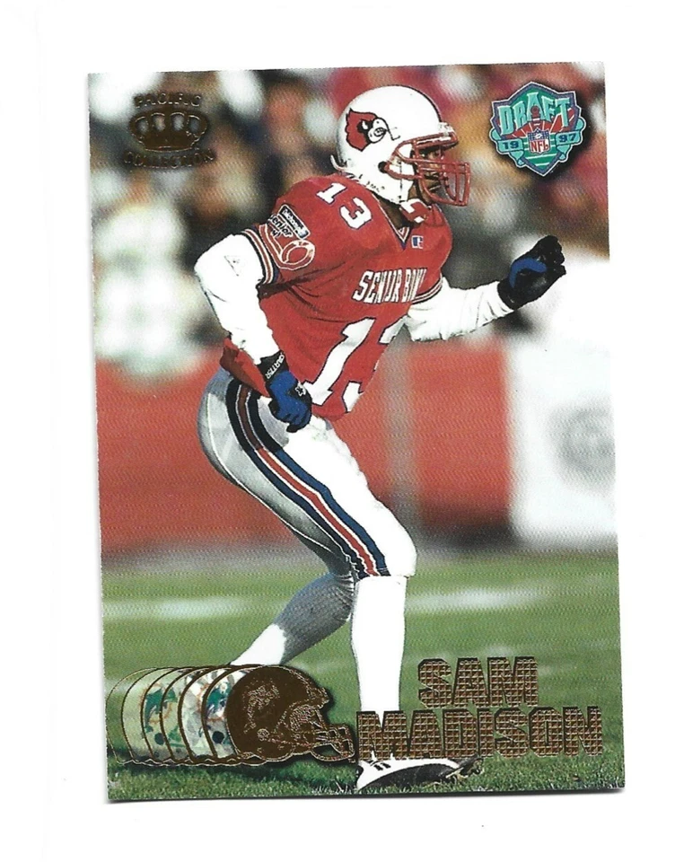 1997 Pacific Crown Collection #439 Sam Madison RC, Miami Dolphins - Image 1 of 1