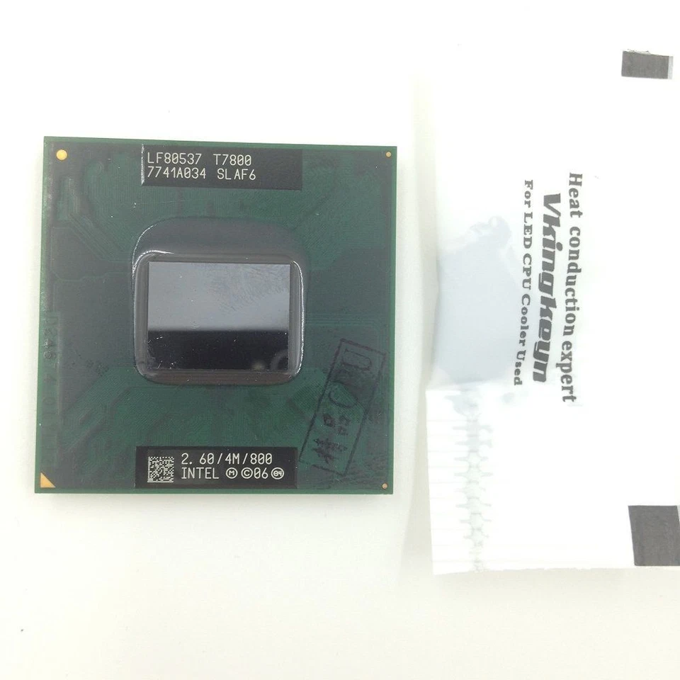Intel Core 2 Duo T7800 - 2.6 GHz 800 MHz SLAF6 Socket M,Socket P CPU for Laptop - Image 1 of 2