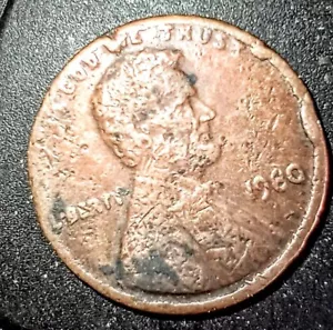1980 Rare Multi Cud Error We Liberty Date Penny Obv Rev No E No Mint 3.03 Grams - Picture 1 of 20