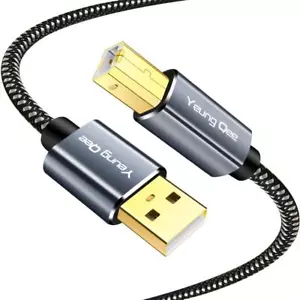 Printer Cable 10 ft,USB Printer Cable High Speed USB 2.0 A Male to Type B Male - Picture 1 of 7