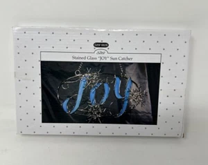 Scott's Stained Glass "JOY" Sun Catcher - #6628  - New In Box - Picture 1 of 5