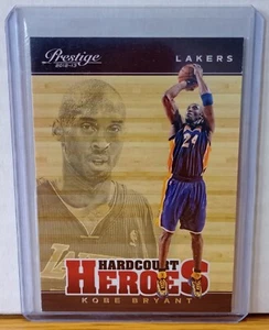 2012-13 Prestige Panini Hardcourt Heroes Basketball Card 4 Kobe Bryant Lakers MT - Picture 1 of 8