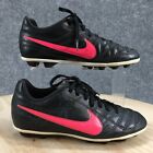 Nike Shoes Youth 3 Girls Chaser Athletic Soccer Cleats Sneakers 599072-008 Black