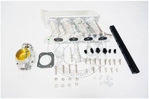 70mm Throttle Body Intake Manifold With Fuel Rail For Honda Civic B16 B18 - Picture 1 of 5
